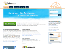 Tablet Screenshot of mysniper.com